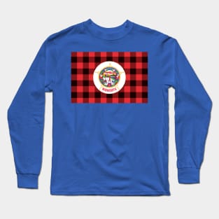 Minnesota Unofficial Flag Long Sleeve T-Shirt